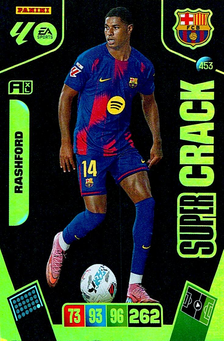 ADRENALYN LA LIGA 2025/2026 RASHFORD SUPER CRACK Nº453