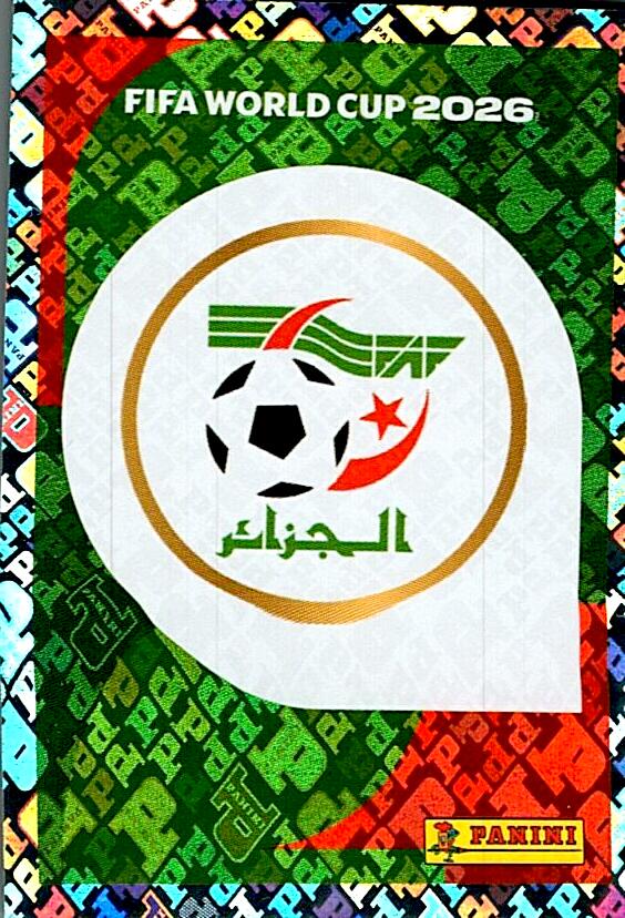 STICKERS FIFA WORLD CUP 2026 ESCUDO NºALG 1