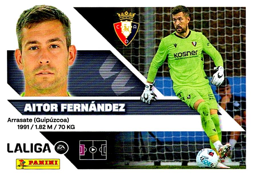 LIGA ESTE 2026/2027  CA OSASUNA AITOR FERNÁNDEZ Nº4