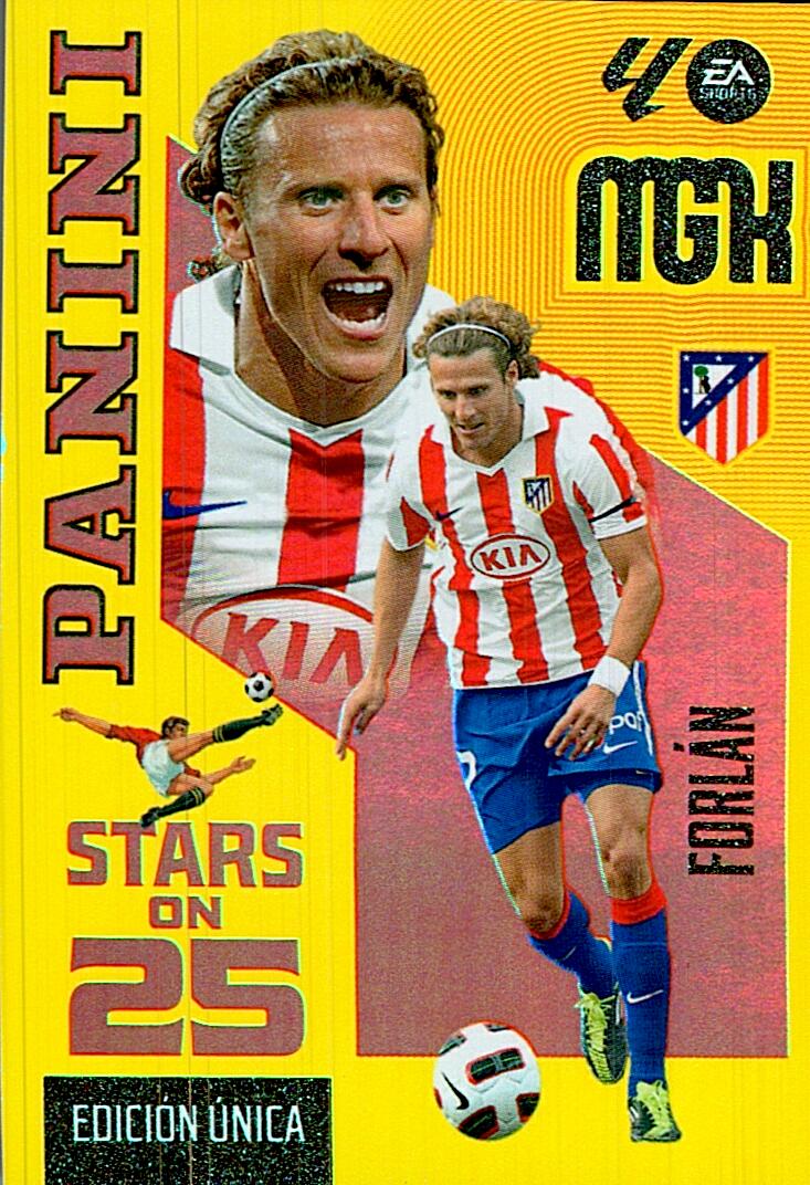MEGACRACKS 2026/2027 STARS ON 25 FORLÁN ATLÉTICO DE MADRID Nº439