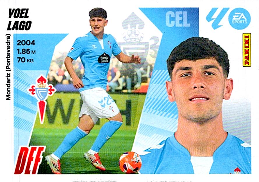 LIGA ESTE 2025/2026 RC CELTA YOEL LAGO Nº7B