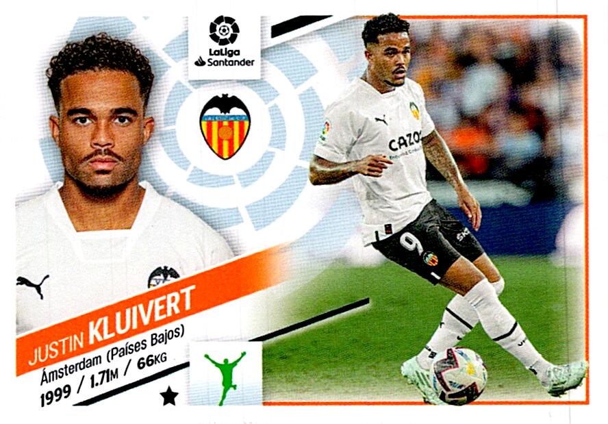 Cromo Liga Este 2022/2023 KLUIVERT COLOCA Nº19BIS CUARTA EDICION