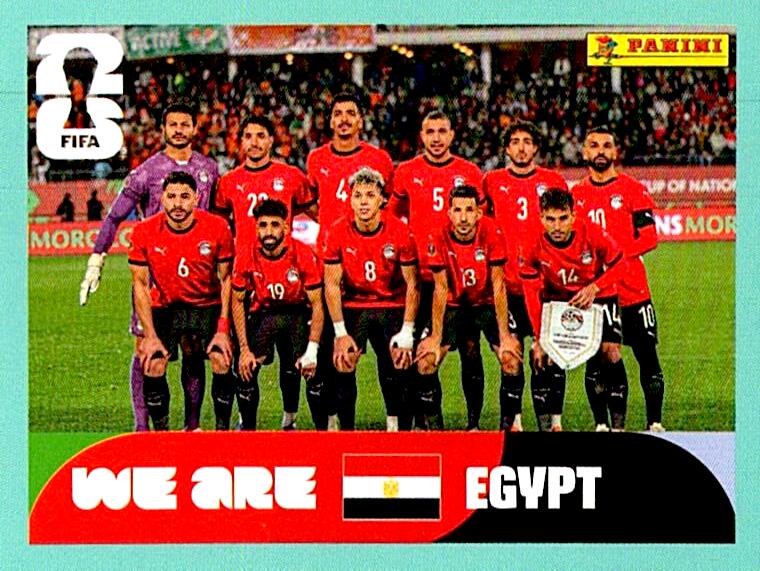 STICKERS FIFA WORLD CUP 2026 ALINEACION NºEGY 13