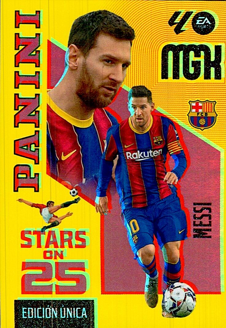 MEGACRACKS 2026/2027 STARS ON 25 MESSI FC BARCELONA Nº440