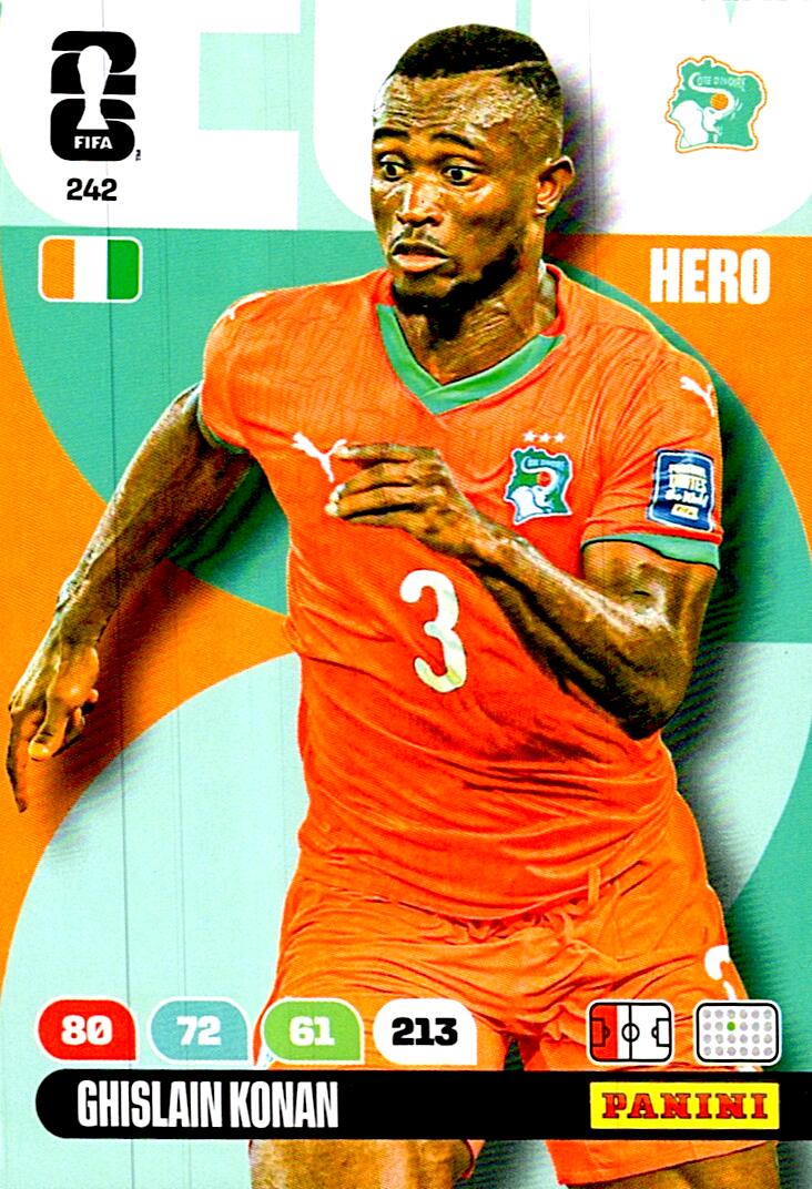 ADRENALYN WORLD CUP 2026 GHISLAIN KONAN IVORY COAST Nº242