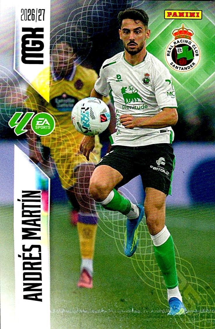 MEGACRACKS 2026/2027 ANDRÉS MARTÍN REAL RACING CLUB Nº285