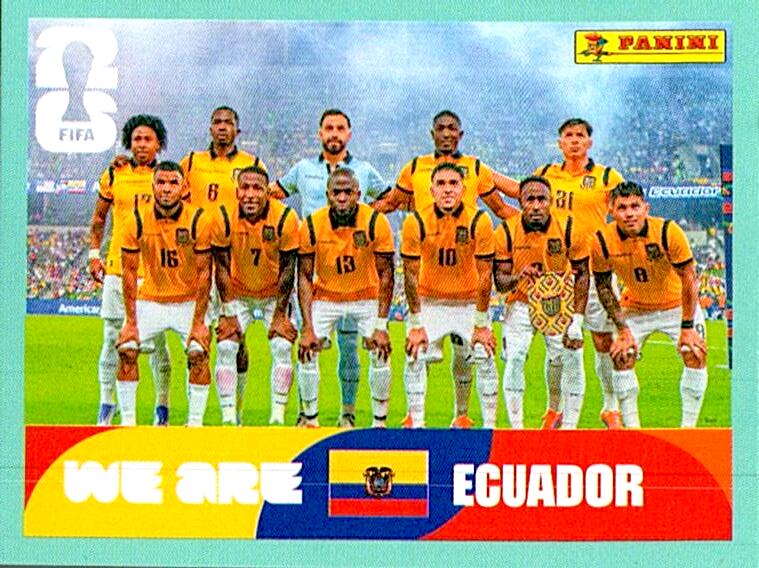 STICKERS FIFA WORLD CUP 2026 ALINEACION NºECU 13