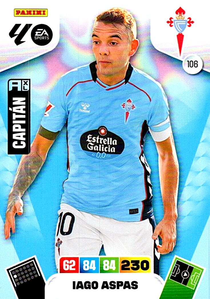 ADRENALYN LA LIGA 2025/2026 IAGO ASPAS RC CELTA Nº106