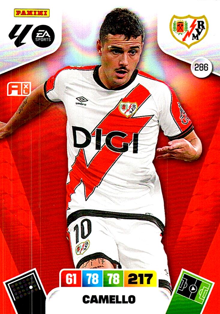ADRENALYN LA LIGA 2025/2026 CAMELLO RAYO VALLECANO Nº286