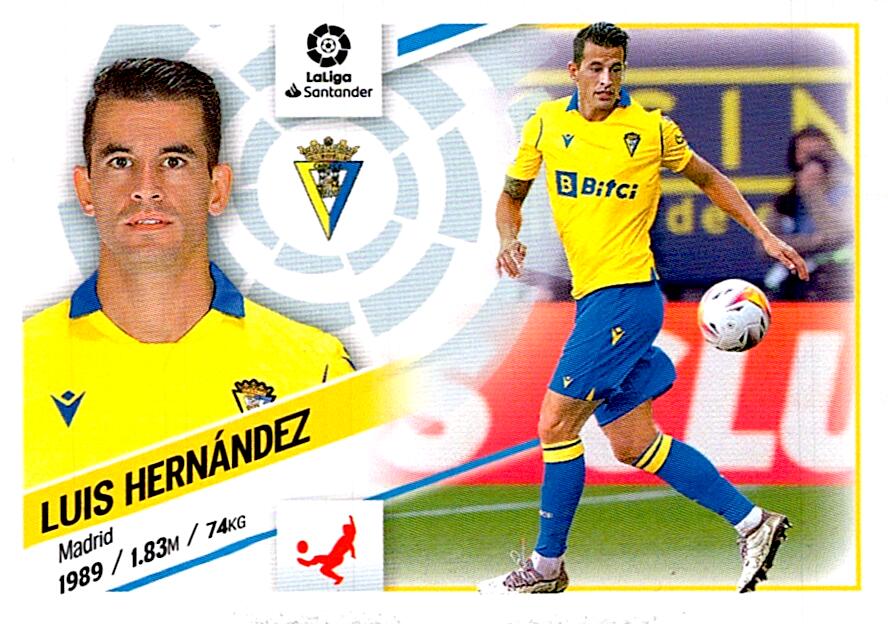 Cromo Liga Este 2022/2023 LUIS HERNANDEZ CADIZ CF Nº7