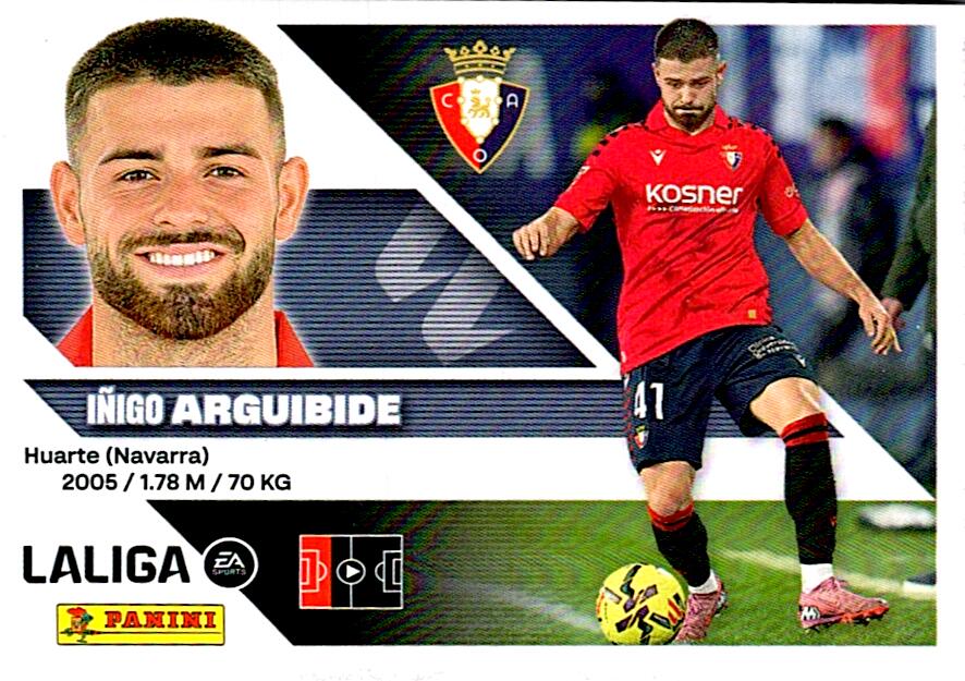 LIGA ESTE 2026/2027  CA OSASUNA ARGUIBIDE Nº5B