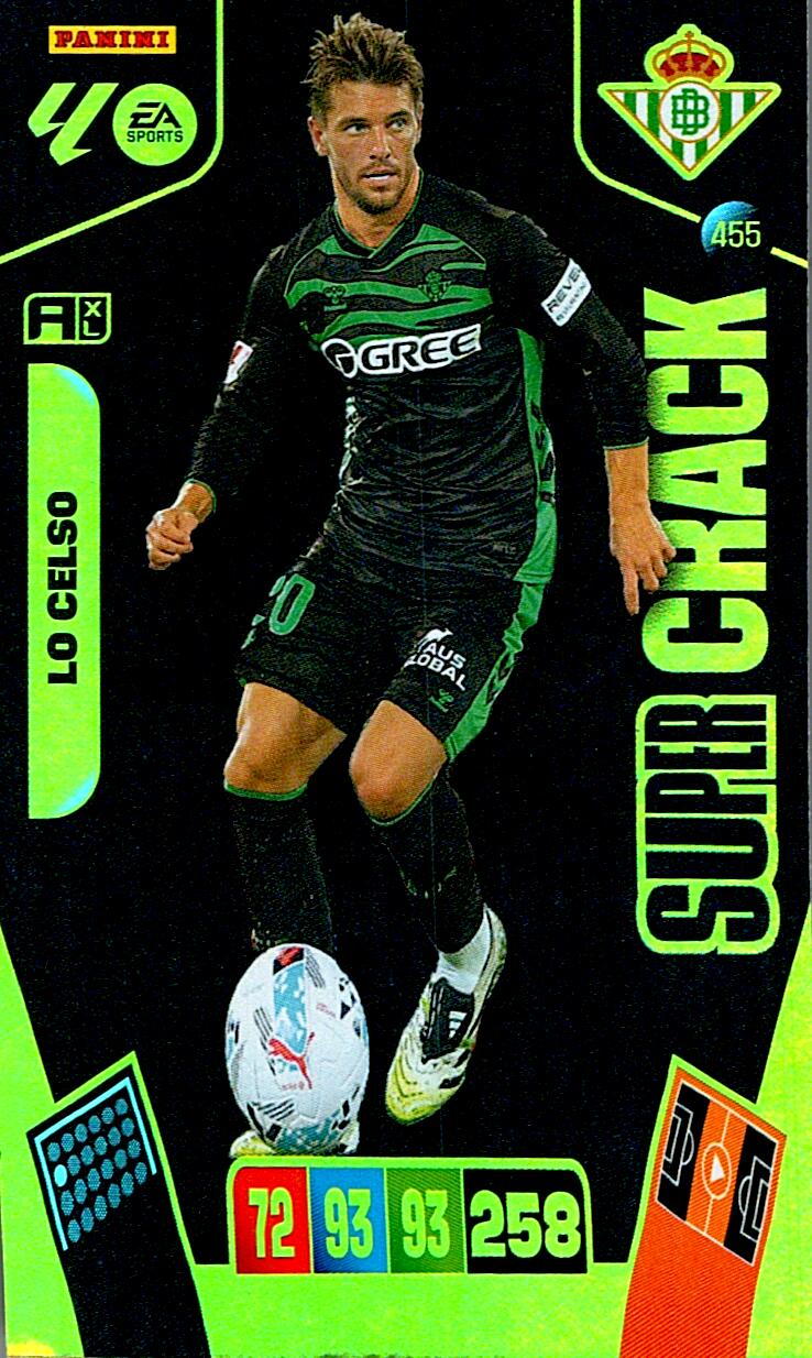 ADRENALYN LA LIGA 2025/2026 LO CELSO SUPER CRACK Nº455