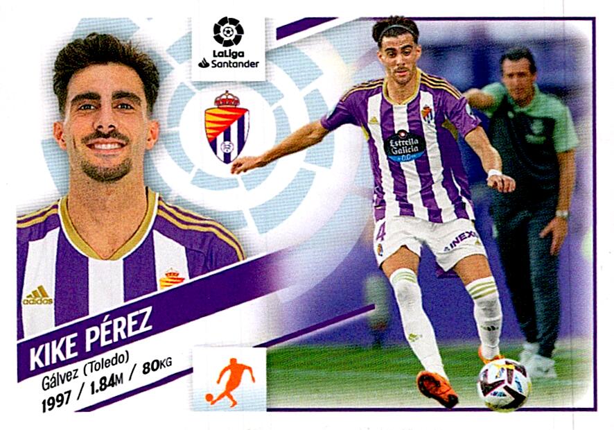 Cromo Liga Este 2022/2023 KIKE PEREZ COLOCA Nº13BIS CUARTA EDICION