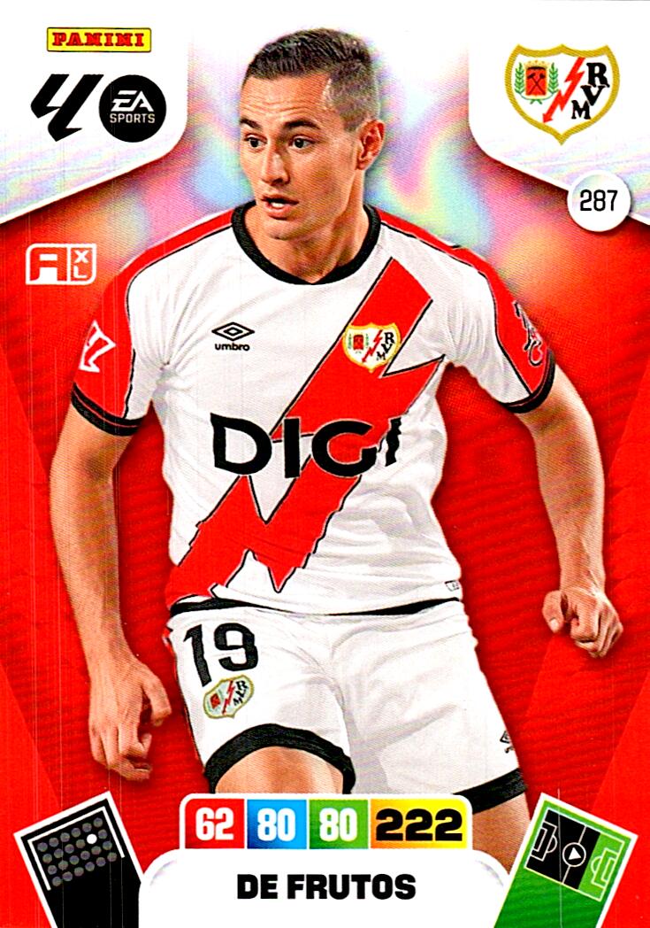 ADRENALYN LA LIGA 2025/2026 DE FRUTOS RAYO VALLECANO Nº287