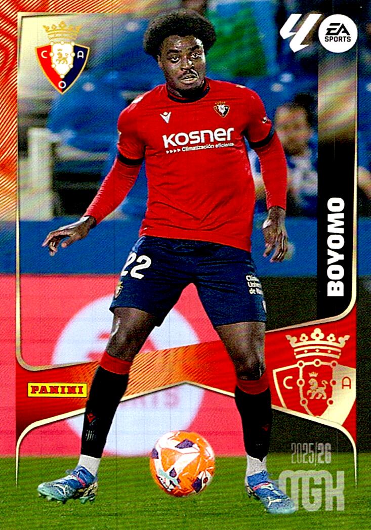 MEGACRACKS 2025/2026 BOYOMO CA OSASUNA Nº258