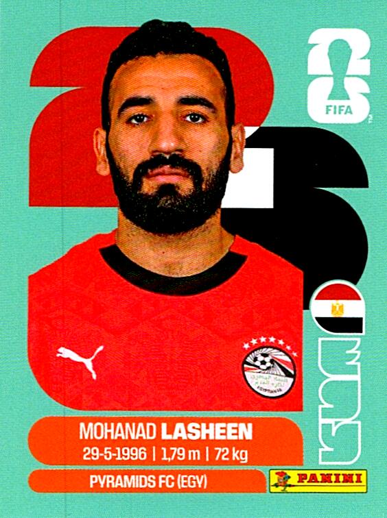STICKERS FIFA WORLD CUP 2026 MOHANAD LASHEEN NºEGY 14