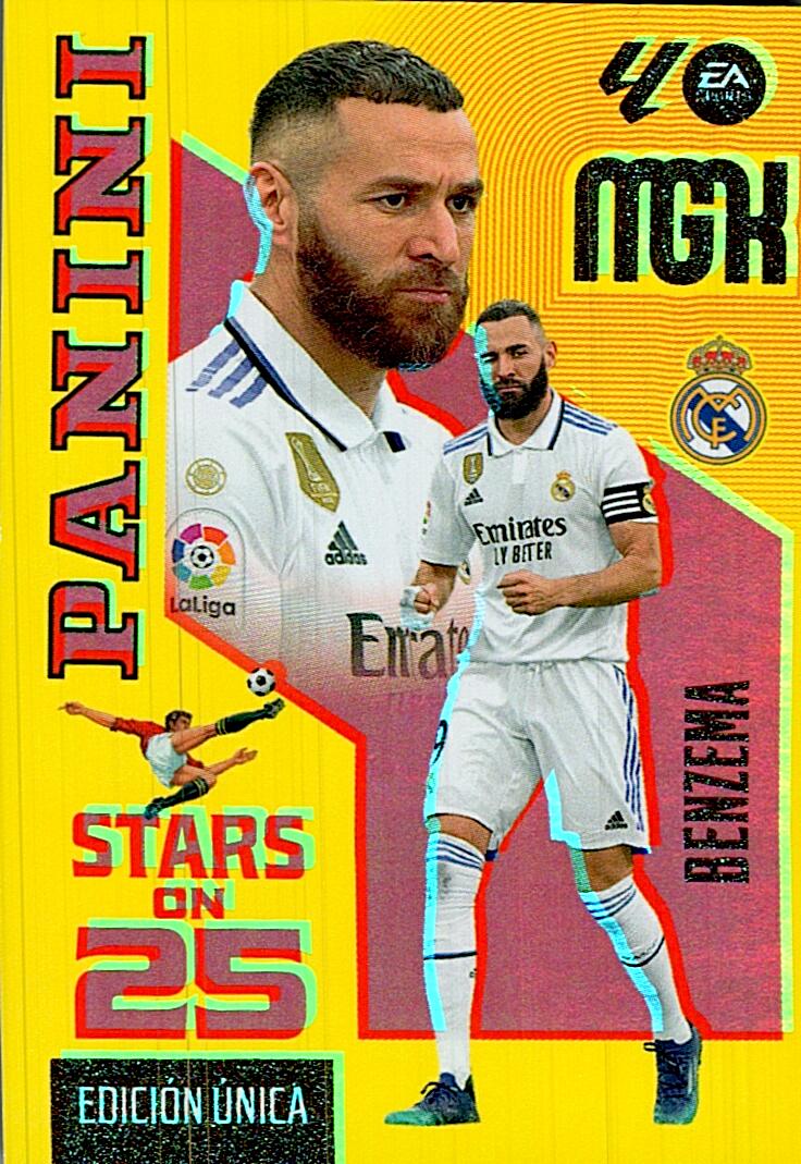 MEGACRACKS 2026/2027 STARS ON 25 BENZEMA REAL MADRID Nº441