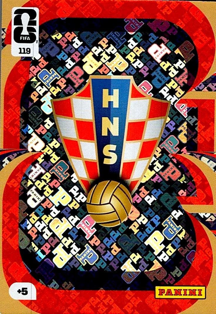 ADRENALYN WORLD CUP 2026 ESCUDO CROATIA Nº119