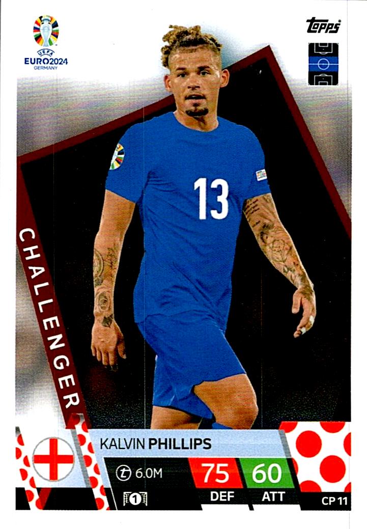 TOPPS UEFA EURO 2024 KALVIN PHILLIPS CHALLENGER CP 11