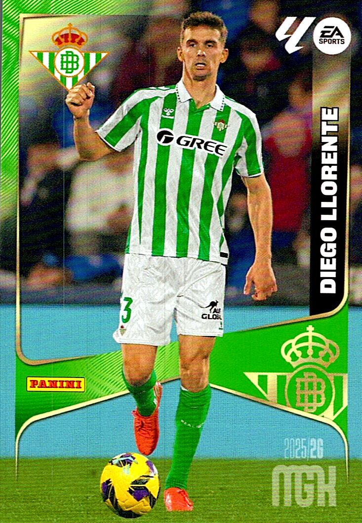 MEGACRACKS 2025/2026 REAL BETIS DIEGO LLORENTE Nº96