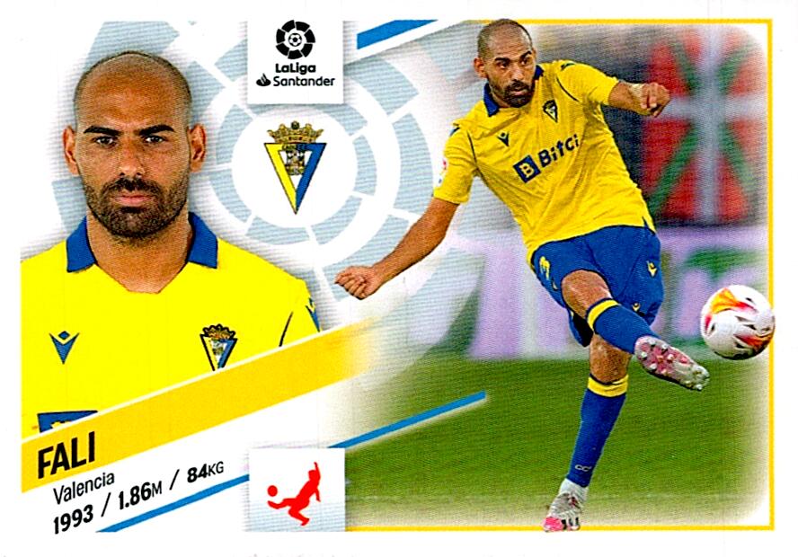 Cromo Liga Este 2022/2023 FALI CADIZ CF Nº8