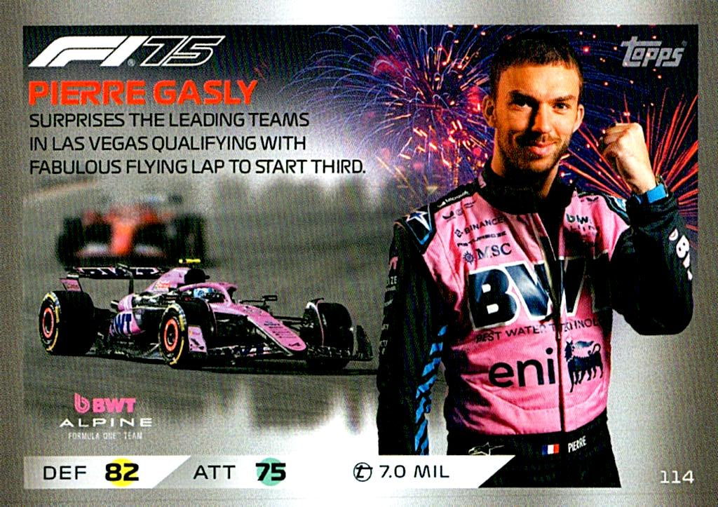 Turbo Attax 2025 PIERRE GASLY nº114