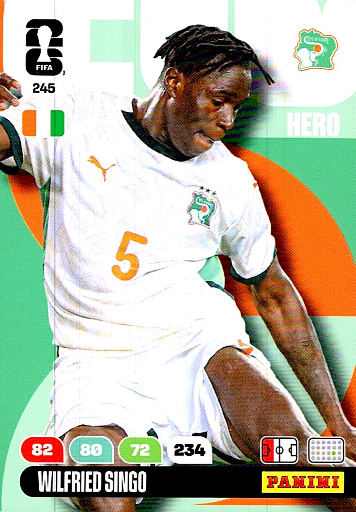 ADRENALYN WORLD CUP 2026 WILFRIED SINGO IVORY COAST Nº245