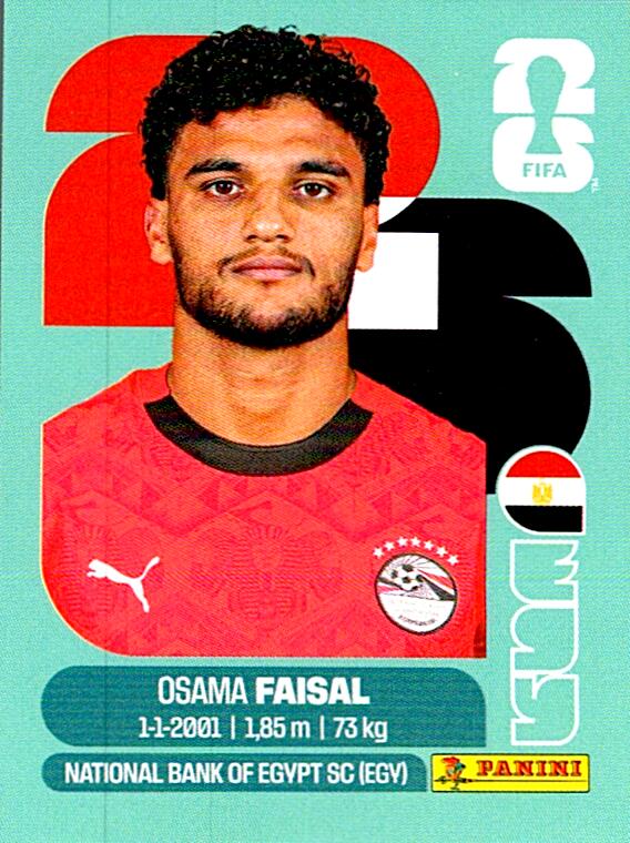 STICKERS FIFA WORLD CUP 2026 OSAMA FAISAL NºEGY 16