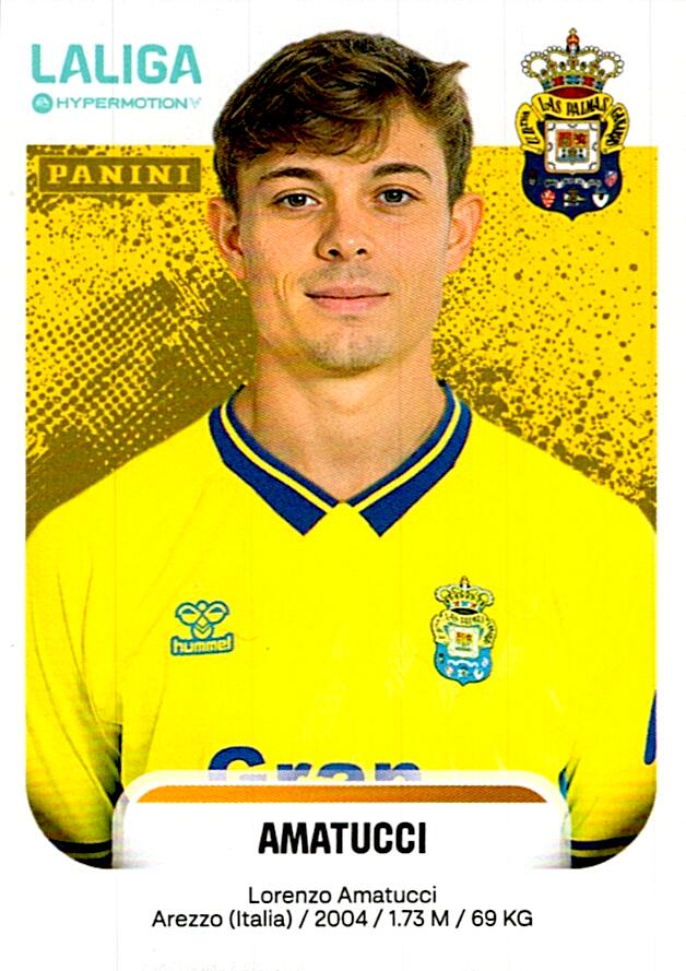 LALIGA HYPERMOTION 2025-26 AMATUCCI LAS PALMAS Nº259