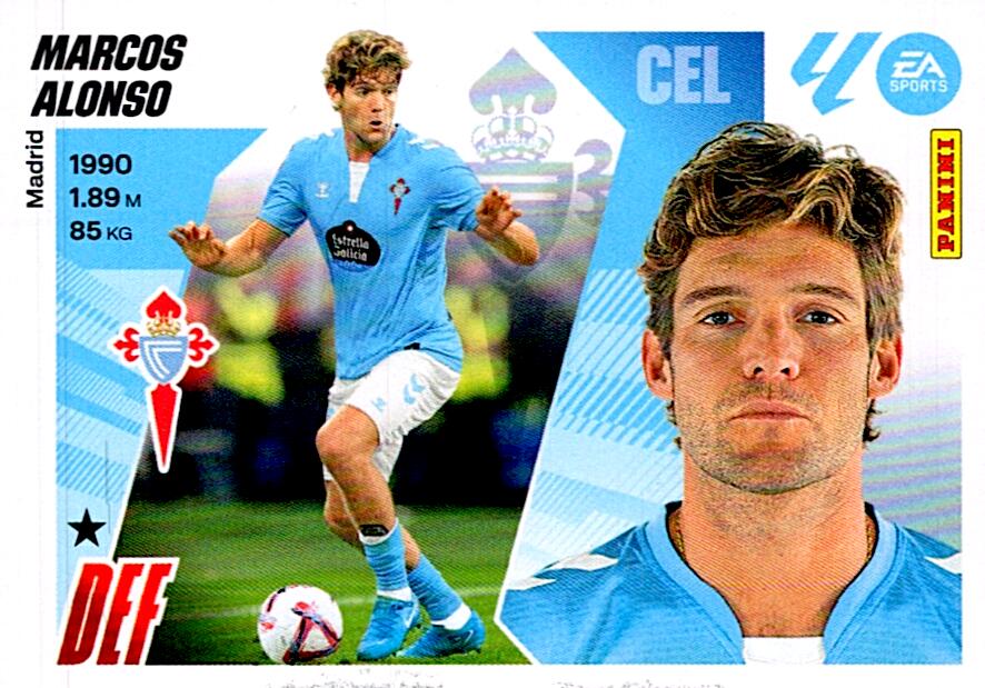 LIGA ESTE 2025/2026 RC CELTA MARCOS ALONSO Nº10A