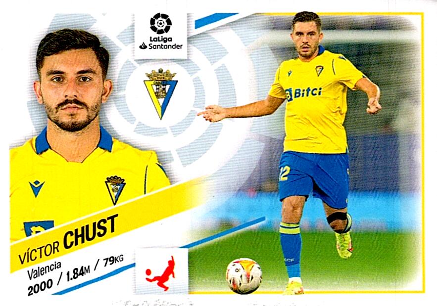 Cromo Liga Este 2022/2023 CHUST CADIZ CF Nº9A
