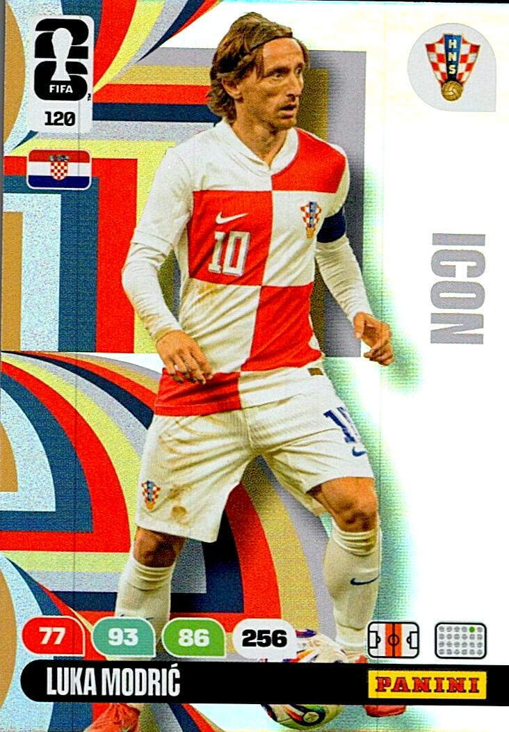 ADRENALYN WORLD CUP 2026 LUKA MODRIC CROATIA ICON Nº120