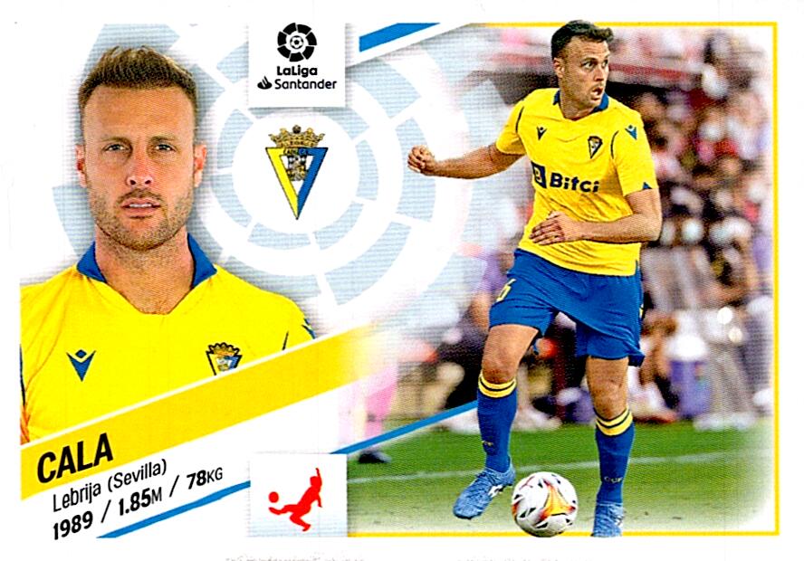 Cromo Liga Este 2022/2023 CALA CADIZ CF Nº9B