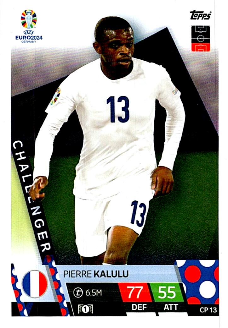 TOPPS UEFA EURO 2024 PIERRE KALULU CHALLENGER CP 13