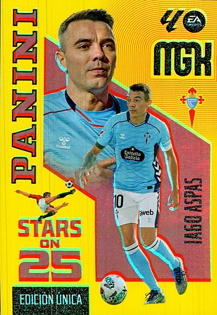 MEGACRACKS 2026/2027 STARS ON 25 IAGO ASPAS RC CELTA Nº444