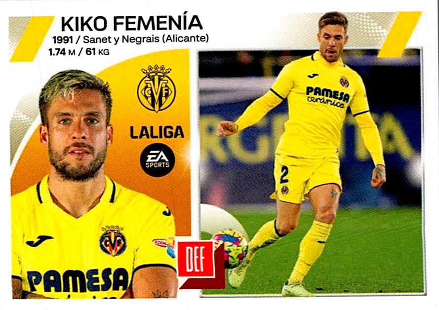 LIGA ESTE 2023/24 KIKO FEMENIA VILLARREAL CF 5B