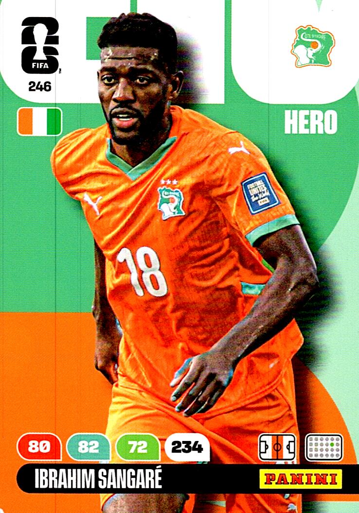 ADRENALYN WORLD CUP 2026 IBRAHIM SANGARE IVORY COAST Nº246