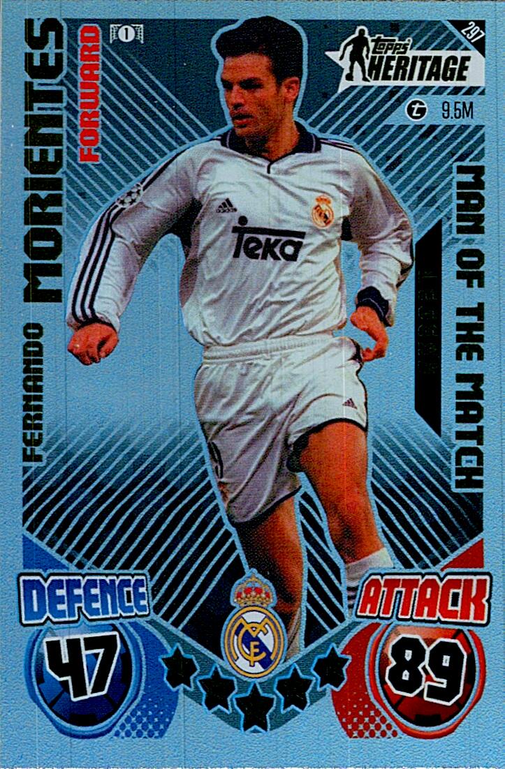 Match Attax Extra 2025 Fernando Morientes Topps Heritage nº297