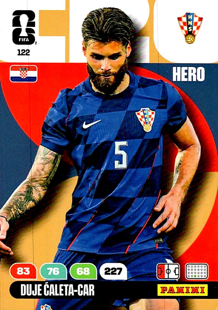 ADRENALYN WORLD CUP 2026 DUJE CALETA-CAR CROATIA Nº122