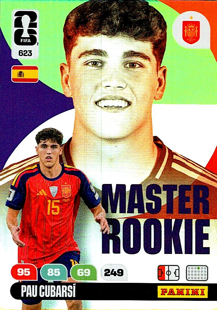ADRENALYN WORLD CUP 2026 PAU CUBARSI MASTER ROOKIE Nº623