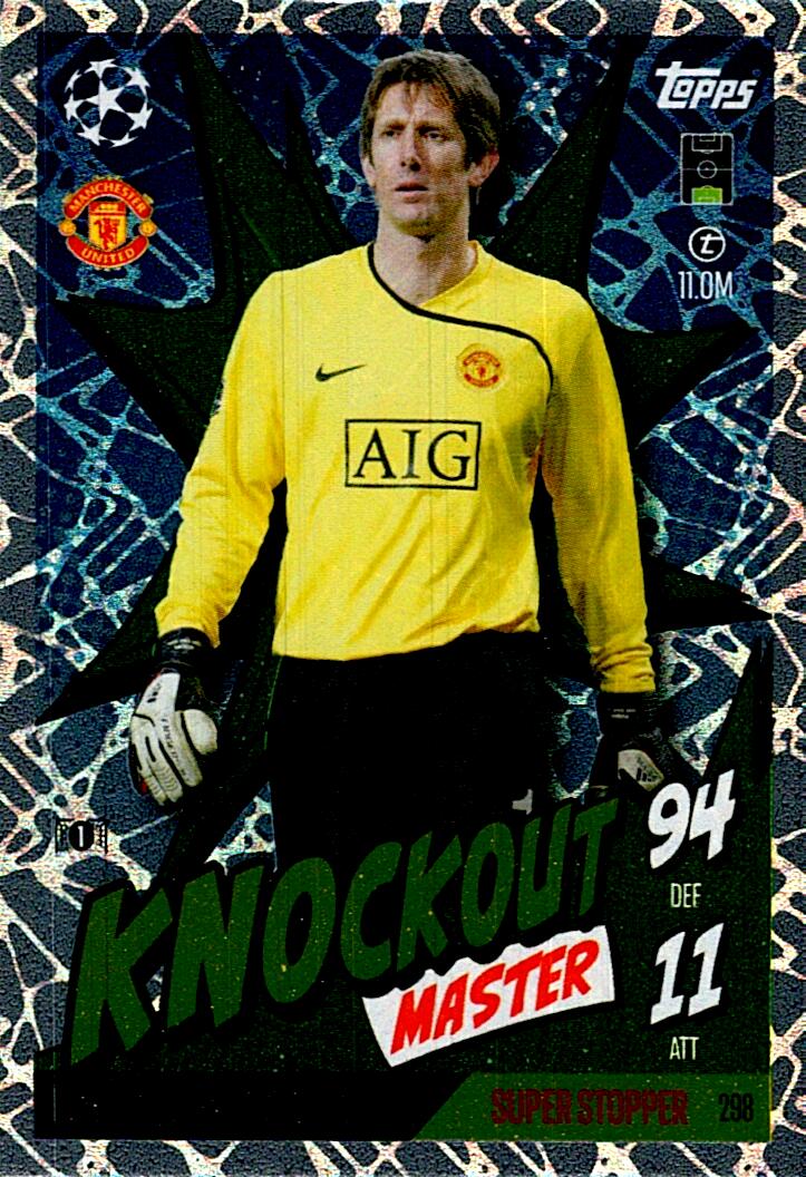Match Attax Extra 2025 Edwin Van Der Sar Knockout Master nº298