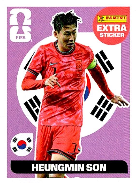 STICKERS FIFA WORLD CUP 2026 HEUNGMIN SON EXTRA STICKER BASE