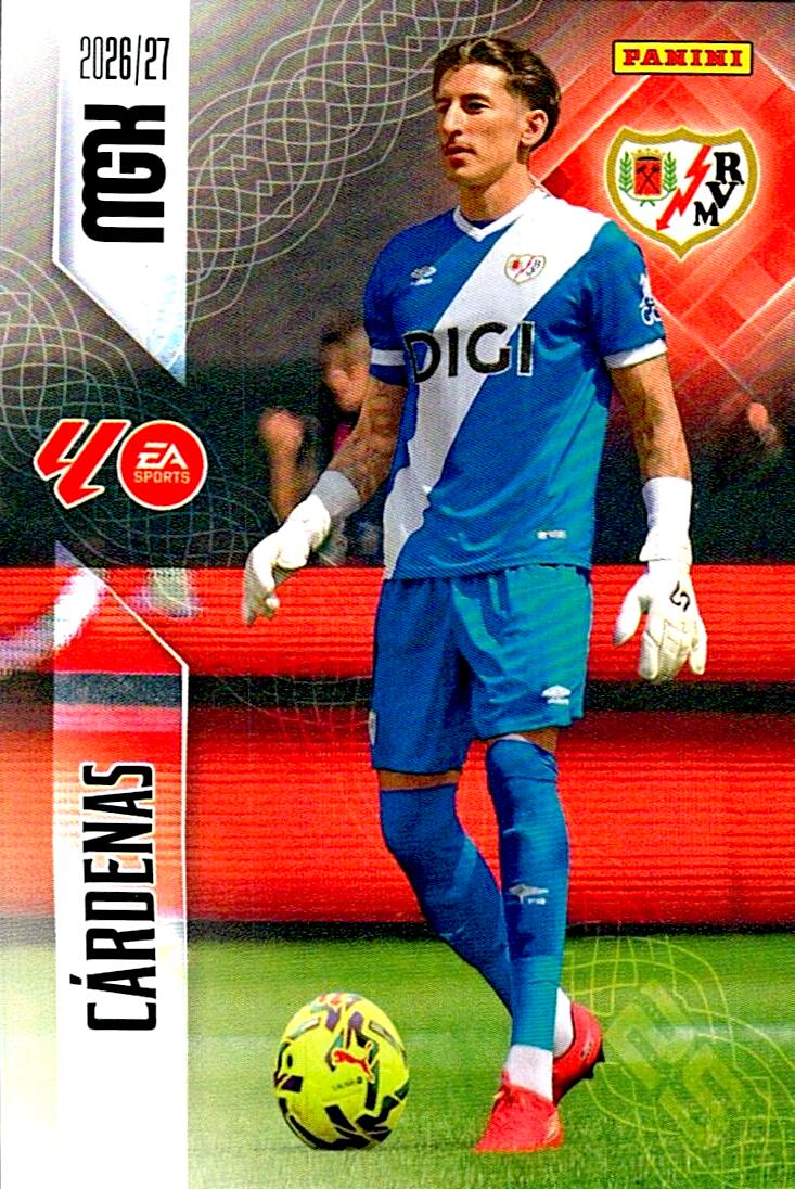 MEGACRACKS 2026/2027 CÁRDENAS RAYO VALLECANO Nº291