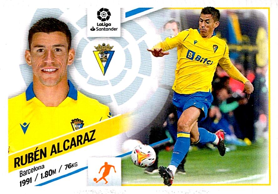 Cromo Liga Este 2022/2023 RUBEN ALCARAZ CADIZ CF Nº11