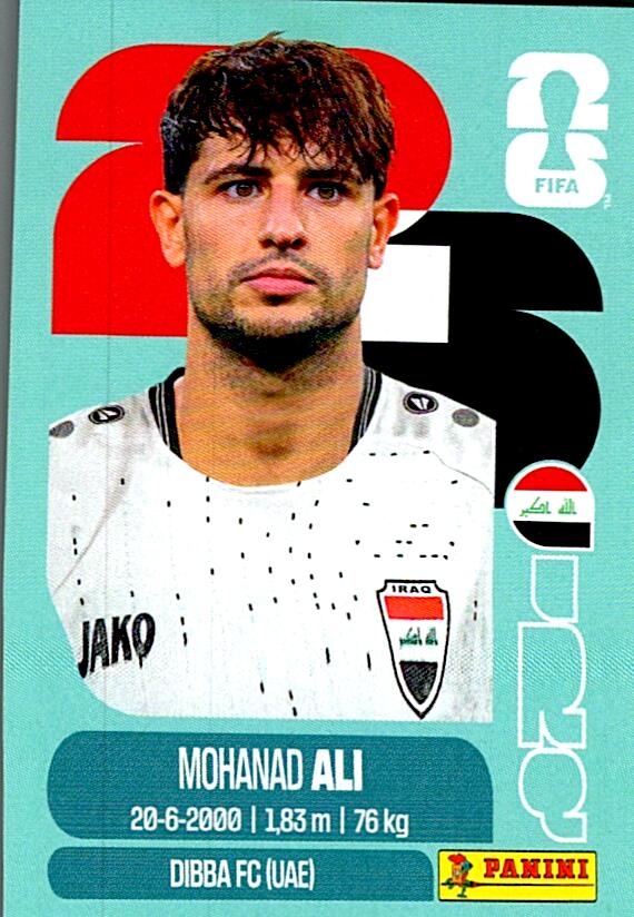 STICKERS FIFA WORLD CUP 2026 MOHANAD ALI NºIRQ 20