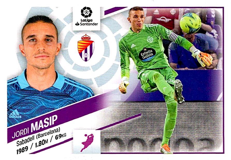 Cromo Liga Este 2022/2023 MASIP R. VALLADOLID CF Nº3