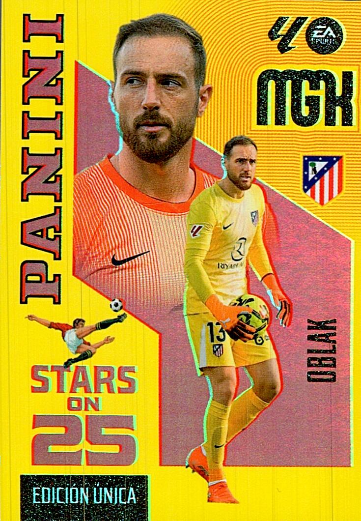 MEGACRACKS 2026/2027 STARS ON 25 OBLACK ATLÉTICO DE MADRID Nº447