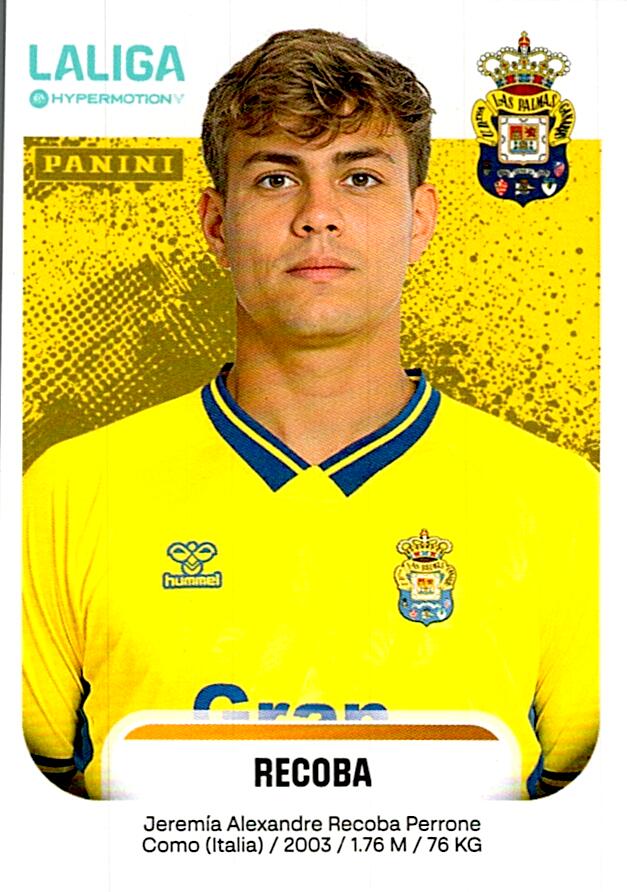 LALIGA HYPERMOTION 2025-26 RECOBA LAS PALMAS Nº262