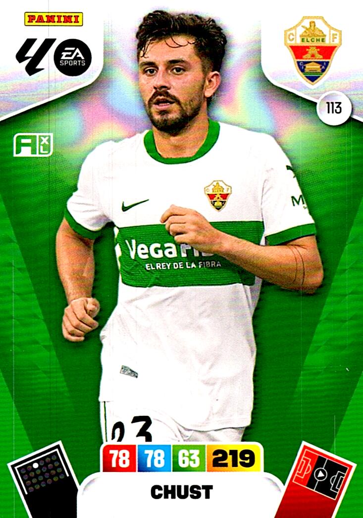 ADRENALYN LA LIGA 2025/2026 CHUST ELCHE CF Nº113