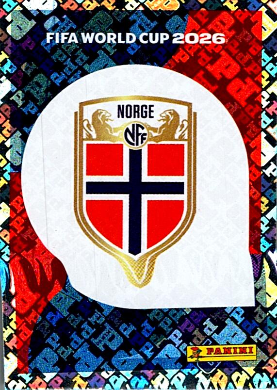 STICKERS FIFA WORLD CUP 2026 ESCUDO NºNOR 1